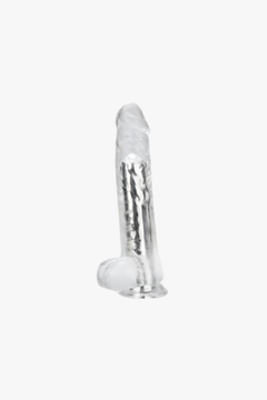 Remote Control Vibrating Jelly Dildo with 10 Functions, Suction Cup & USB Rechargeable