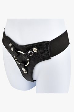 Loving Joy Harness - Elastic Strap-On Harness Fits UK Sizes 10-16 with Sturdy O-Ring and Padded Front