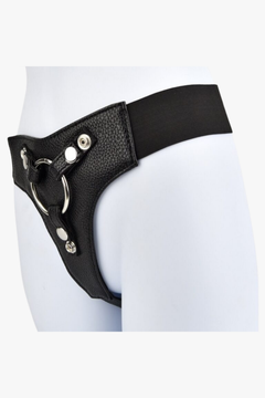 Loving Joy Harness - Elastic Strap-On Harness Fits UK Sizes 10-16 with Sturdy O-Ring and Padded Front
