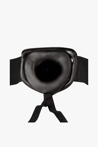 Unisex Hollow Strap-On 6 Inch With Padded Base And Adjustable Thick Elastic Straps