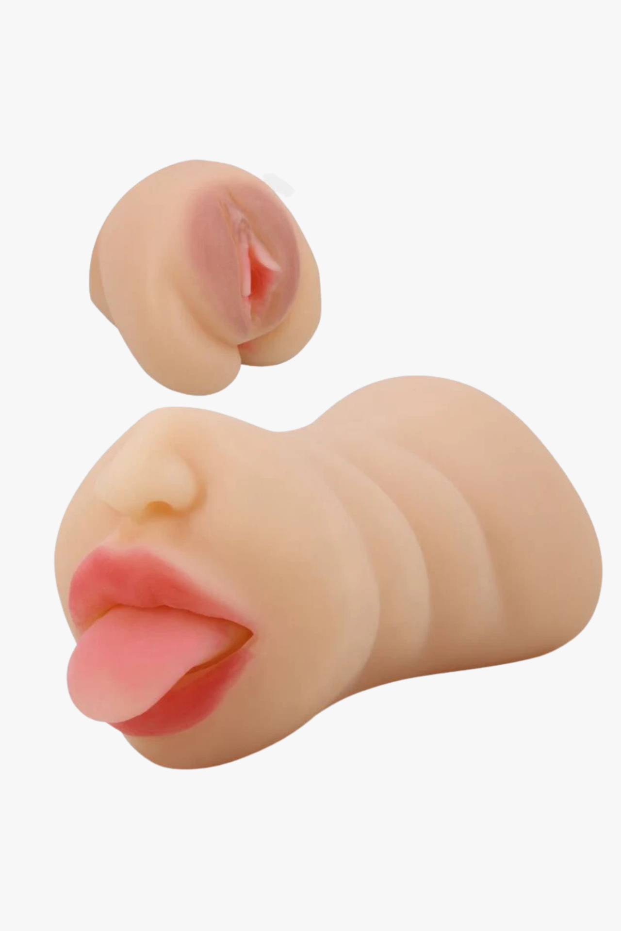 Crazy Bull Sarah Mouth and Vagina Realistic Dual Entry Masturbator