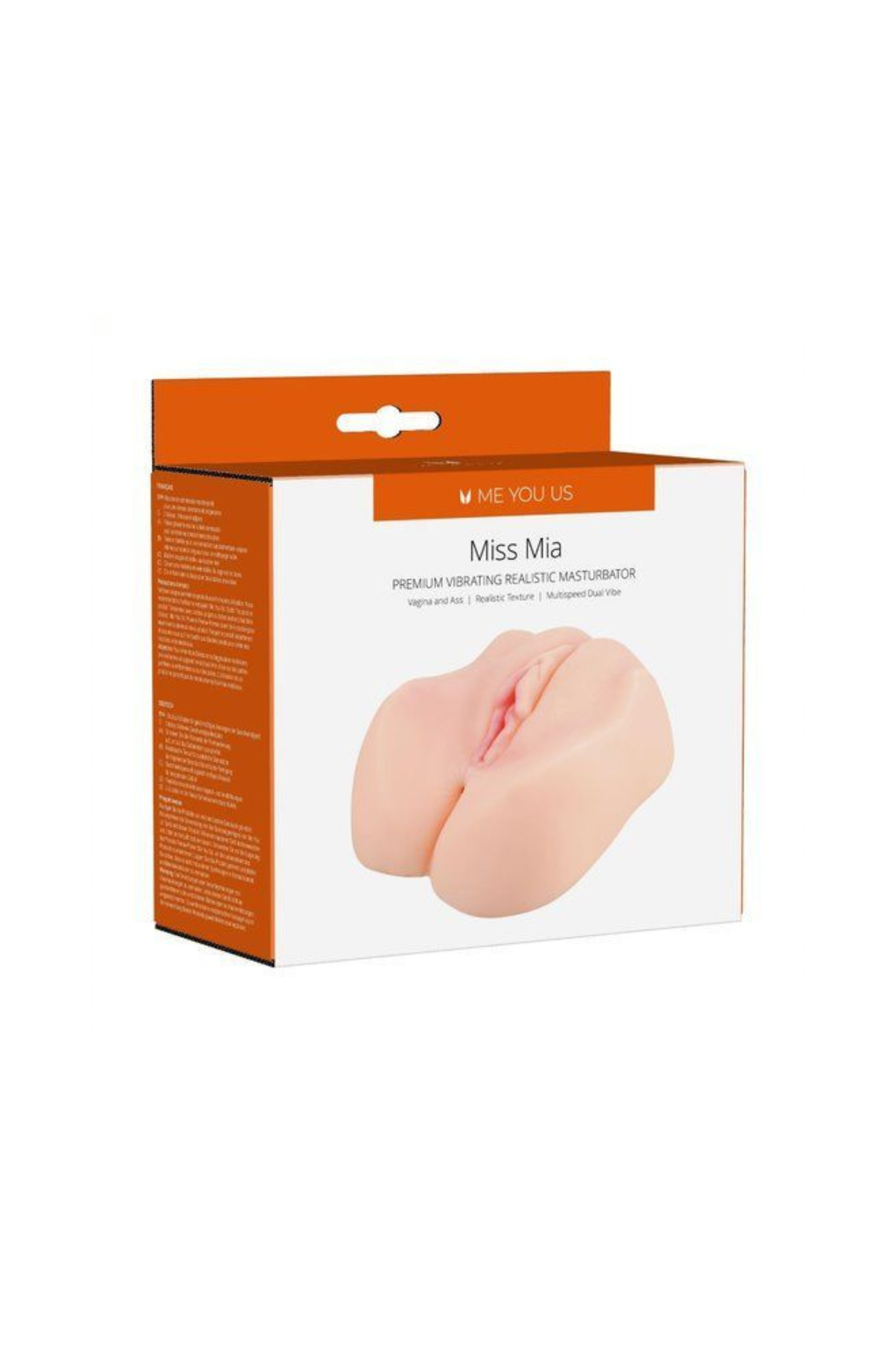 Me You Us Miss Mia Premium Vibrating Realistic Masturbator Flesh