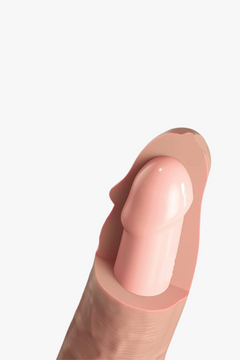 King Cock Elite 9 Inch Vibrating Silicone Dual Density Cock with Remote in an elegant setting, illustrating its status as a luxurious vibrating dildo.