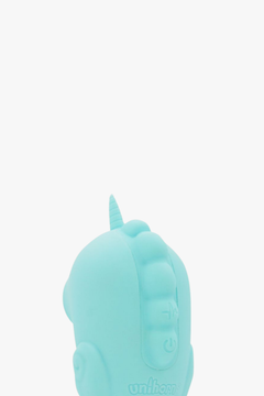 Unihorn C-Horse - Ocean Peak Dual Vibrator elegantly positioned to emphasise its ergonomic shape.