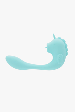 Sophisticated Unihorn C-Horse - Ocean Peak Dual Vibrator highlighting the oscillating tongue for focused stimulation.