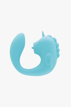 Unihorn C-Horse - Ocean Peak Dual Vibrator displaying its dual-action functionality and stylish curves.