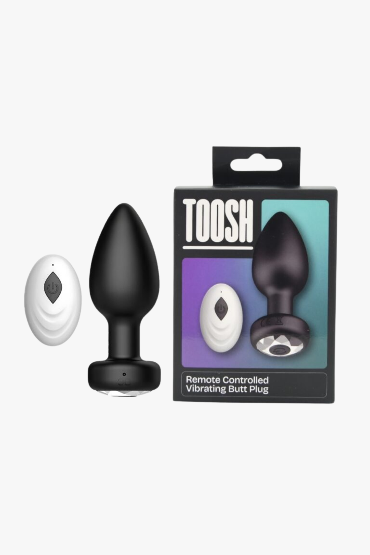 Toosh Remote Controlled Silicone Vibrating Butt Plug