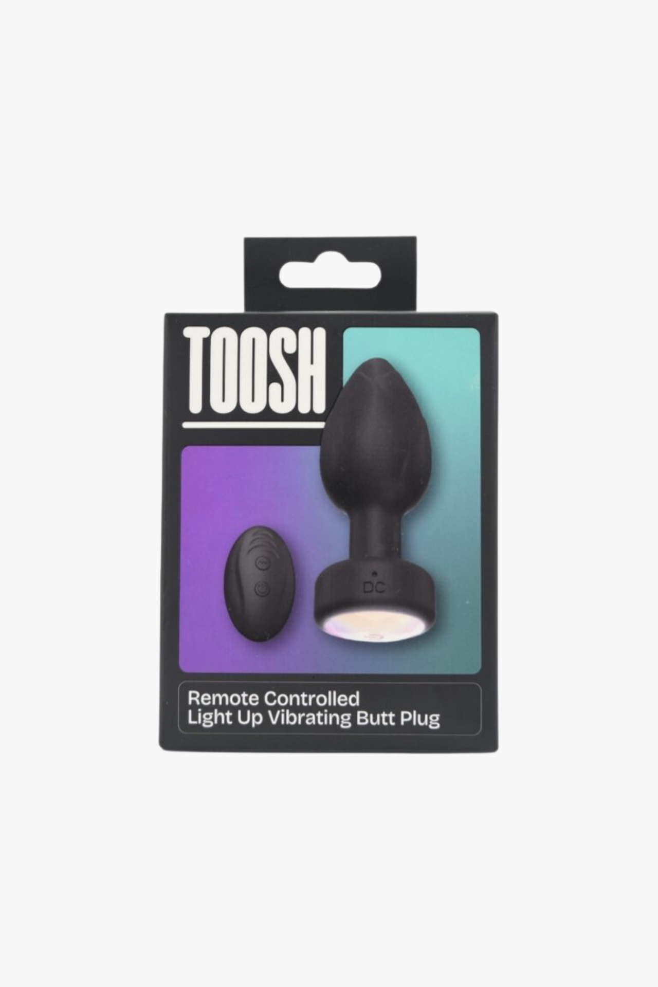 Toosh Remote Controlled Light Up Vibrating Butt Plug