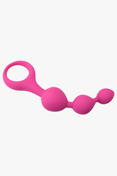 Triple Ripple Silicone Anal Beads Set - Gradually Increase for Sensory Pleasure