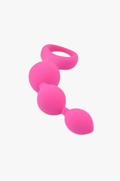 Triple Ripple Silicone Anal Beads Set - Gradually Increase for Sensory Pleasure