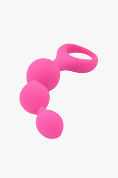 Triple Ripple Silicone Anal Beads Set - Gradually Increase for Sensory Pleasure