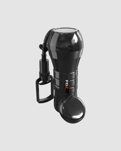 PDX Extreme Wet Pussies Super Sucker XXL Stroker Brown, features an included suction pump for customisable pressure, enhancing the luxurious sensation of this sophisticated sucker stroker.