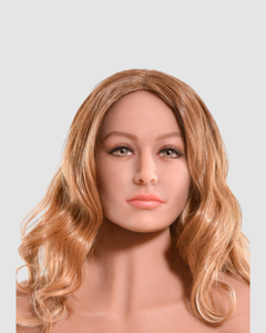Bianca, the Pipedream Extreme Ultimate Fantasy realistic doll, styled with accessories, demonstrating her compatibility with different outfits.