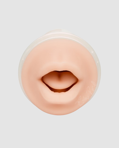 The Fleshlight Girls Riley Reid Insomnia Blow Job Masturbator, presented with its discreet hard-shell case, emphasising its sleek and sophisticated appearance.