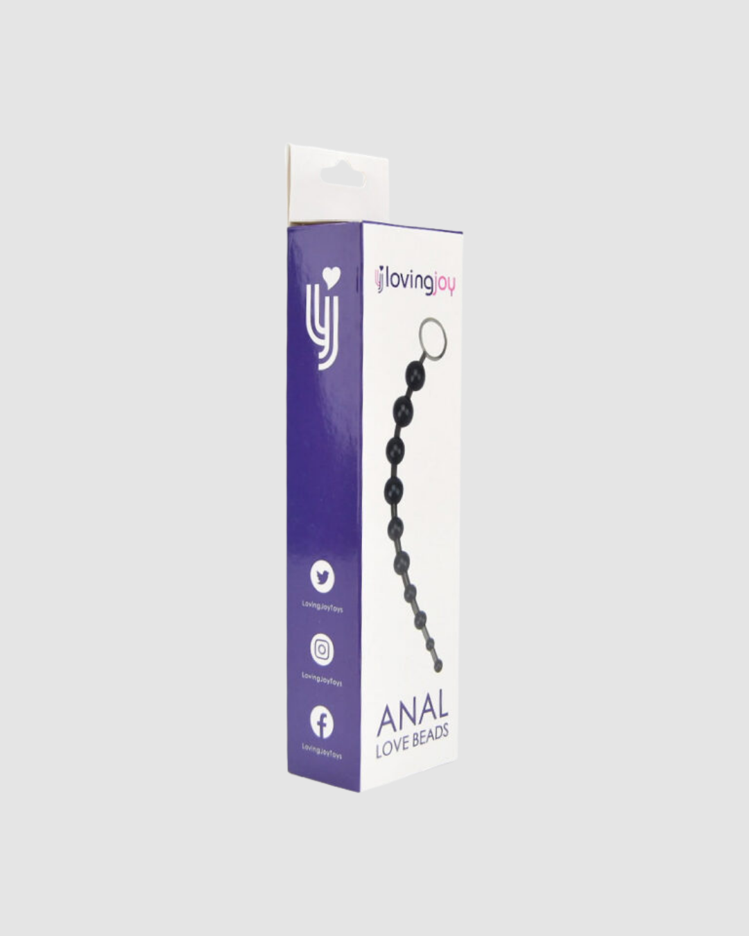Flexible Jelly Anal Beads for Intense Orgasms - Loving Joy, luxurious anal beads that elevate your intimate moments and intensify orgasms to new heights.