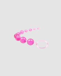 Flexible Jelly Anal Beads for Intense Orgasms - Loving Joy, luxurious anal beads designed for unparalleled pleasure and intimate experiences.