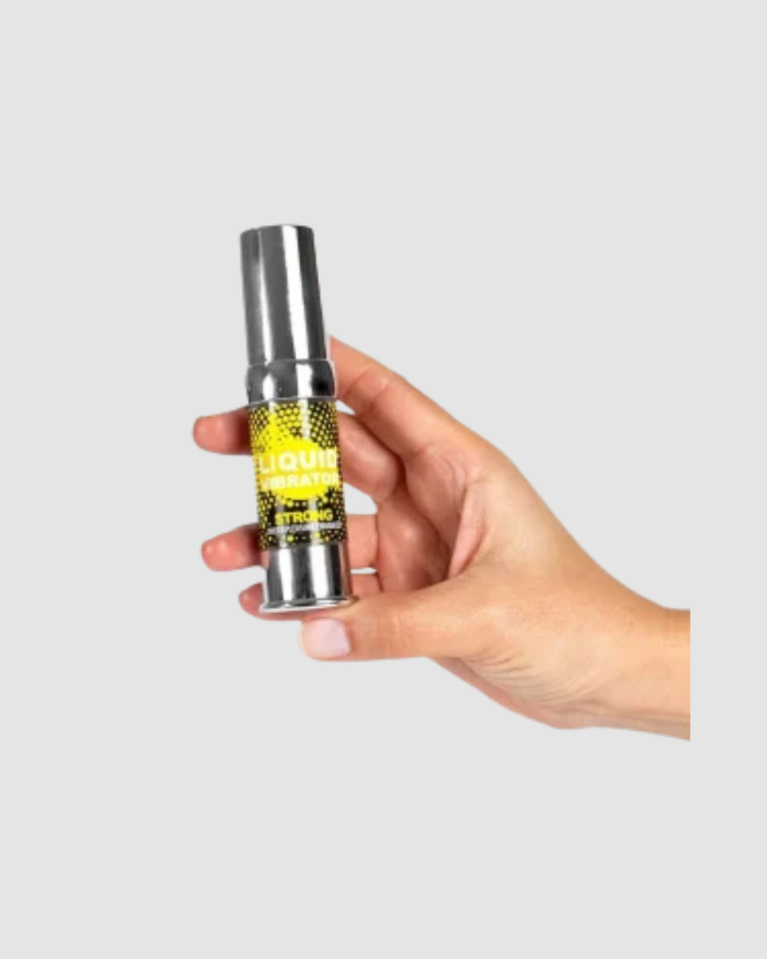 Strong Liquid Vibrator by Secret Play, showcasing the intense vibrating gel designed for colossal vibrations and maximum pleasure.