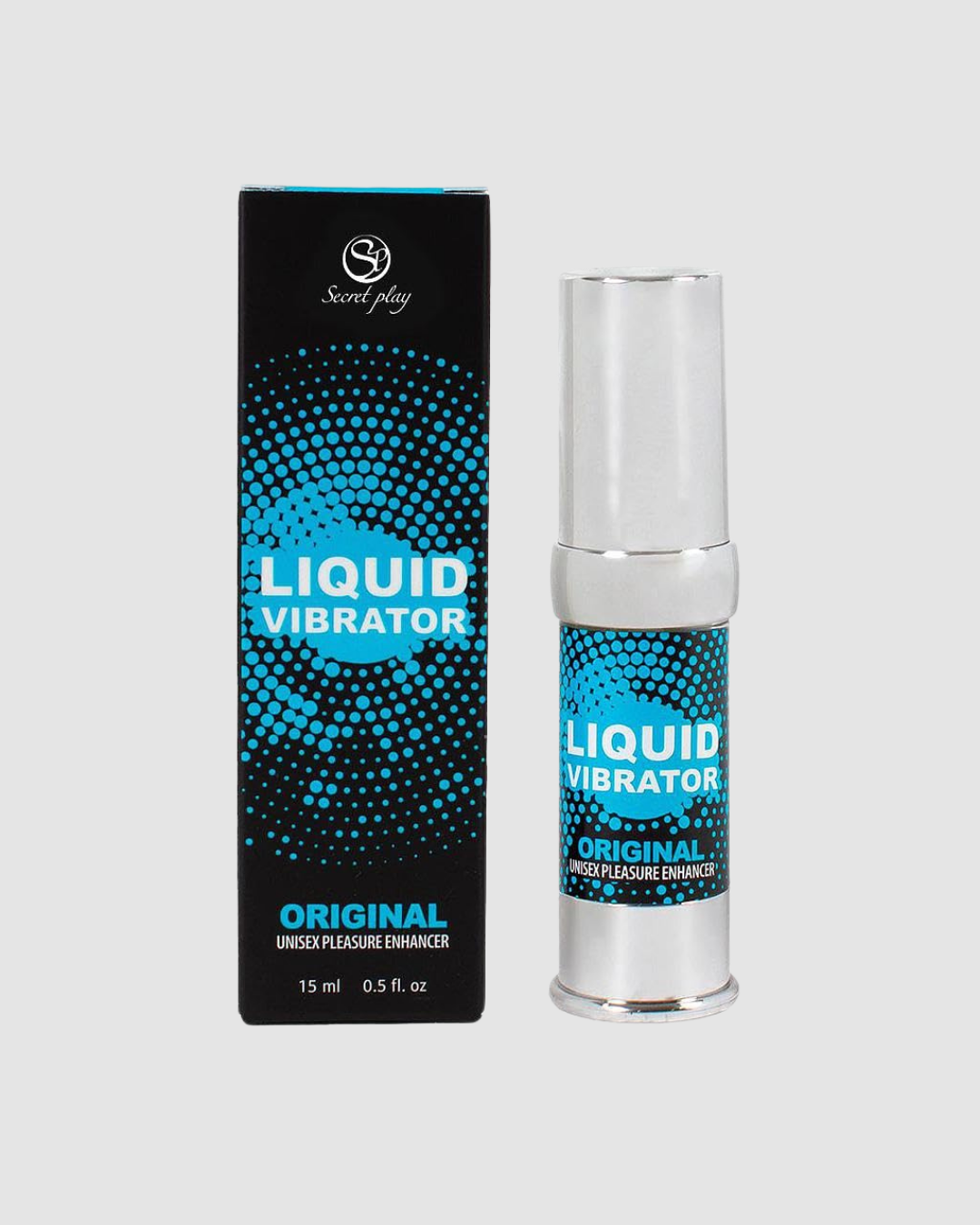 Liquid Vibrator by Secret Play - luxurious intense vibrating gel in an elegant bottle, perfect for enhancing intimate pleasure.