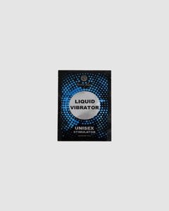 The liquid texture of the intense vibrating gel from the Liquid Vibrator by Secret Play, highlighting its luxurious feel.