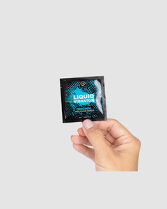 Liquid Vibrator by Secret Play displayed with a sensual backdrop, accentuating the luxurious intense vibrating gel for enhanced sensual experiences.