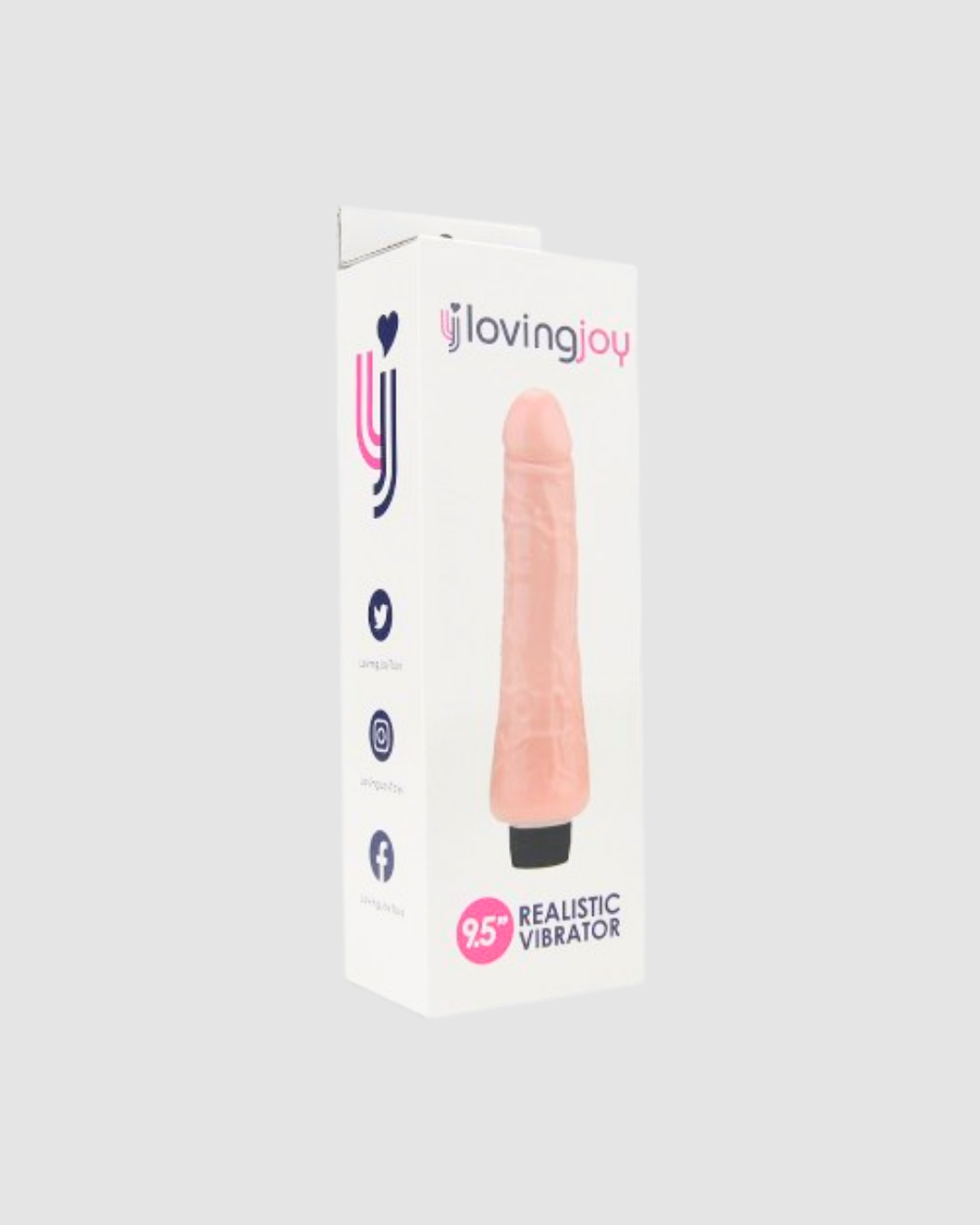Lifestyle shot with the 9.5 Inch Realistic Vibrator in Vanilla - Perfect for enhancing intimate experiences, this versatile and waterproof realistic vibrator brings elegance and pleasure to your most cherished moments.