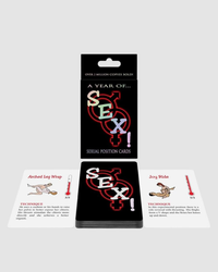 Sex positions couples card game deck