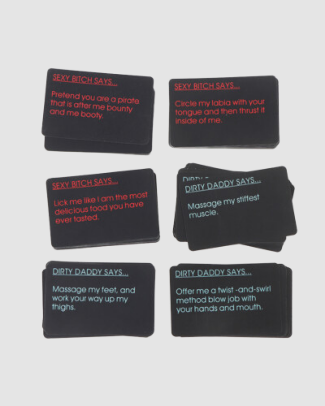 Bedroom Commands Couples Card Game