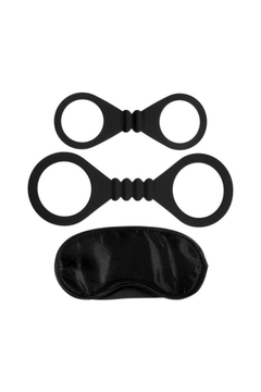 Bound To Please Blindfold, Wrist & Ankle Cuffs Set