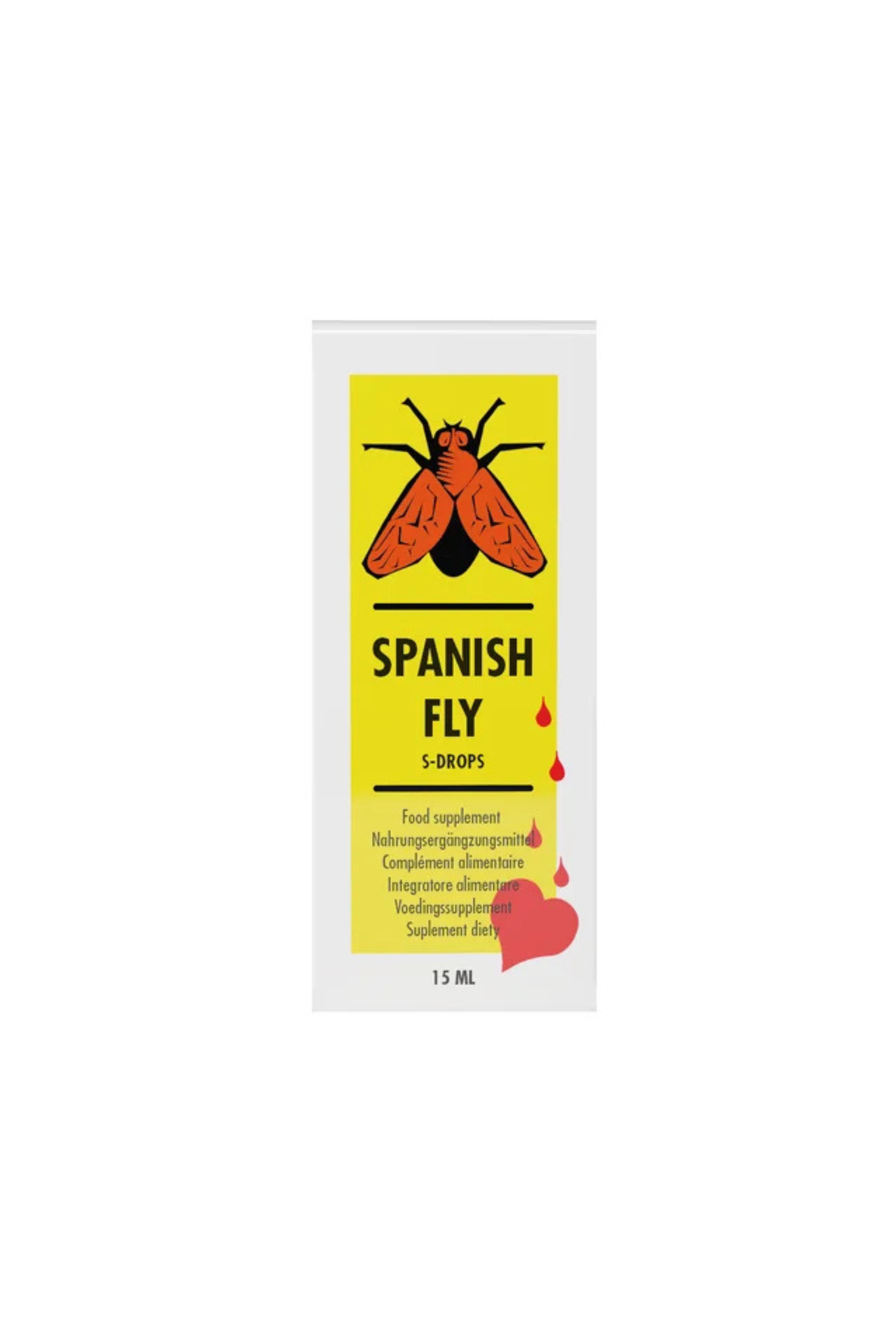 Spanish Fly Liquid Aphrodisiac 15ml Bottle for Passionate Lovemaking