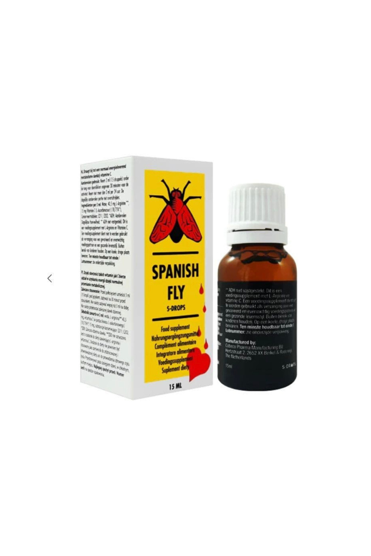 Spanish Fly Liquid Aphrodisiac 15ml Bottle for Passionate Lovemaking