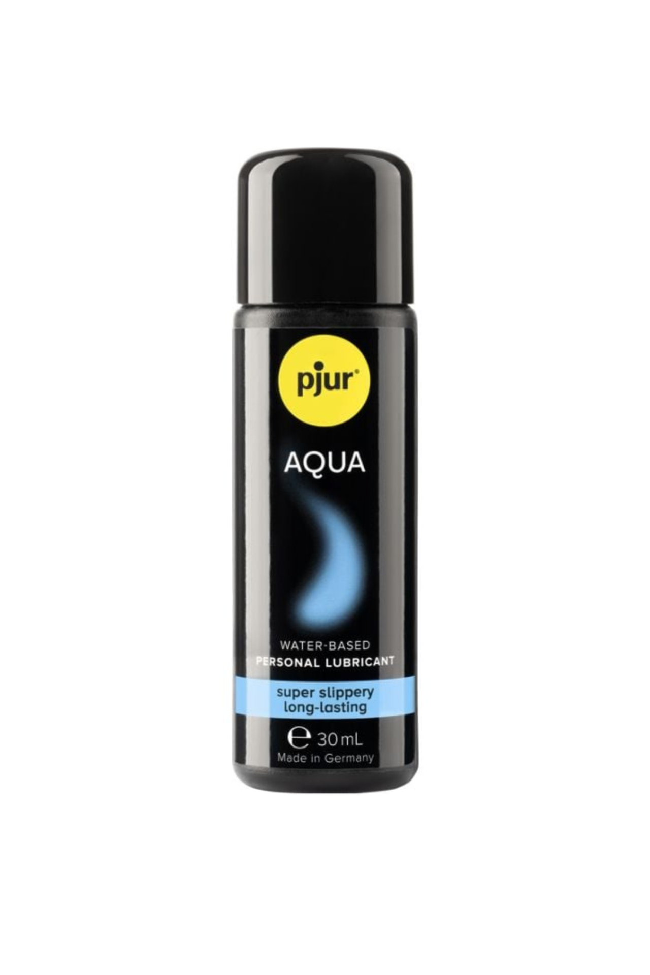 Pjur Aqua Waterbased Lubricant in a luxurious 30ml bottle, designed for a smooth and natural feel, perfect for pampering and nourishing your skin.