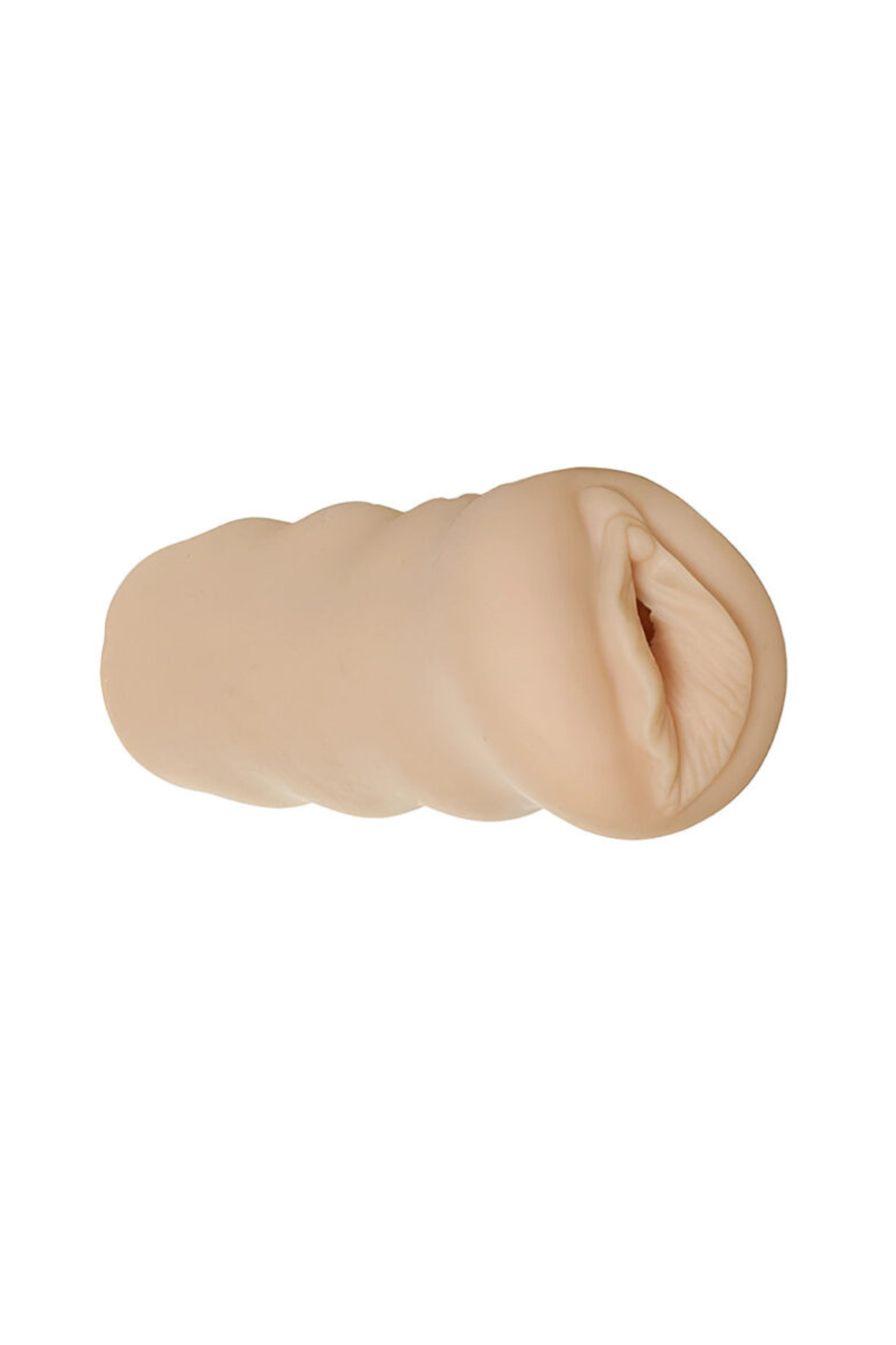Loving Joy Real Feel Male Masturbator, pleasure stroker with realistic texture and design, shown in product photography.