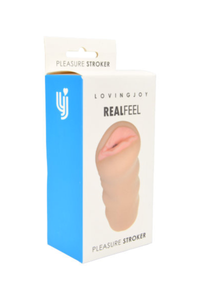 Loving Joy Real Feel Male Masturbator – Pleasure Stroker: Premium quality materials ensuring luxurious sensations during intimate experiences.