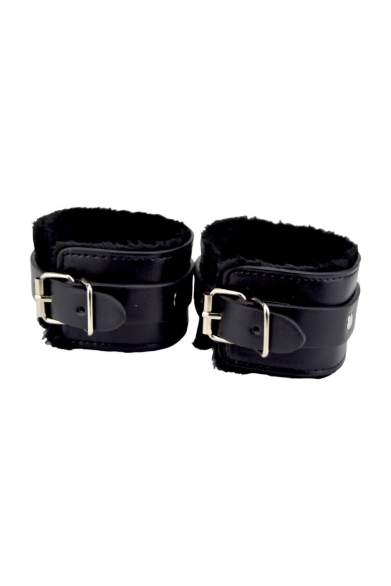 Bound to Please Furry Plush Wrist Cuffs - Stylish and Comfortable BDSM Restraints
