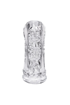 The Rev-Air Light Reusable Masturbation Cup with air hole for adjustable suction, ensuring a personalised luxury experience.