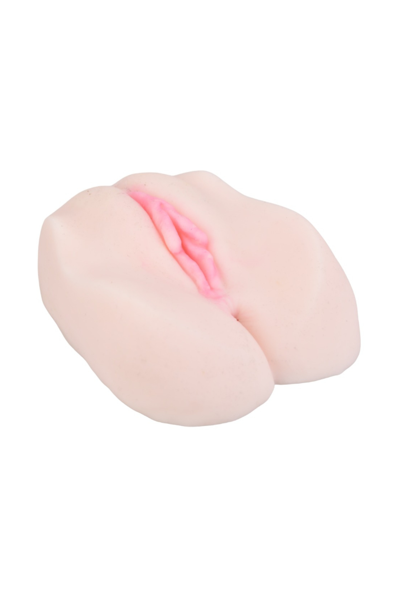 Close-up of Loving Joy Kylie Vibrating Realistic Masturbator, showcasing its textured details and powerful vibrations, epitomising the luxury of the vibrating realistic masturbator.