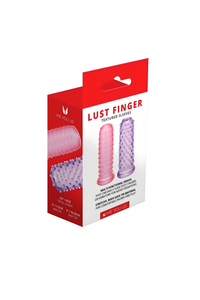 Lust Ribbed Textured Jelly Finger Sleeves by Me You Us