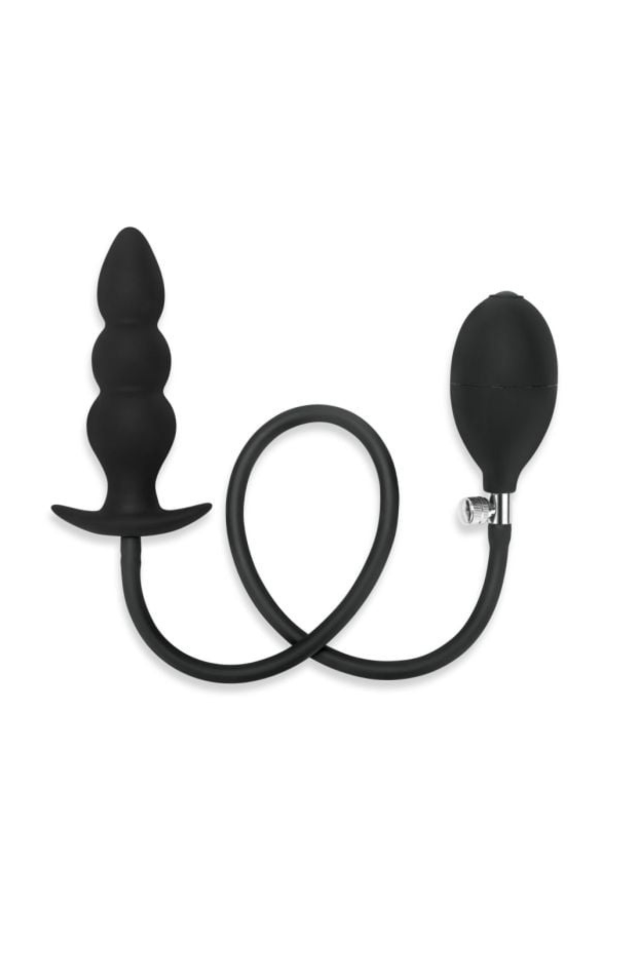 Inflatable Beaded Anal Plug with Customizable Sensations