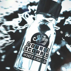 Double Scorpio Leather Cleaner in 10ml bottle, white and gold packaging, designed for gentle cleaning of leather surfaces.
