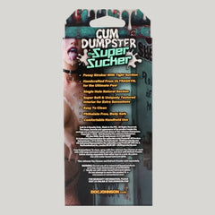 Doc Johnson Cum Dumpster Super Sucker Ultraskyn Masturbator With Textured Inner Sleeve realistic masturbator product detail
