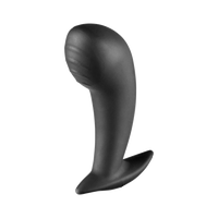 a black vibrating device on a black background