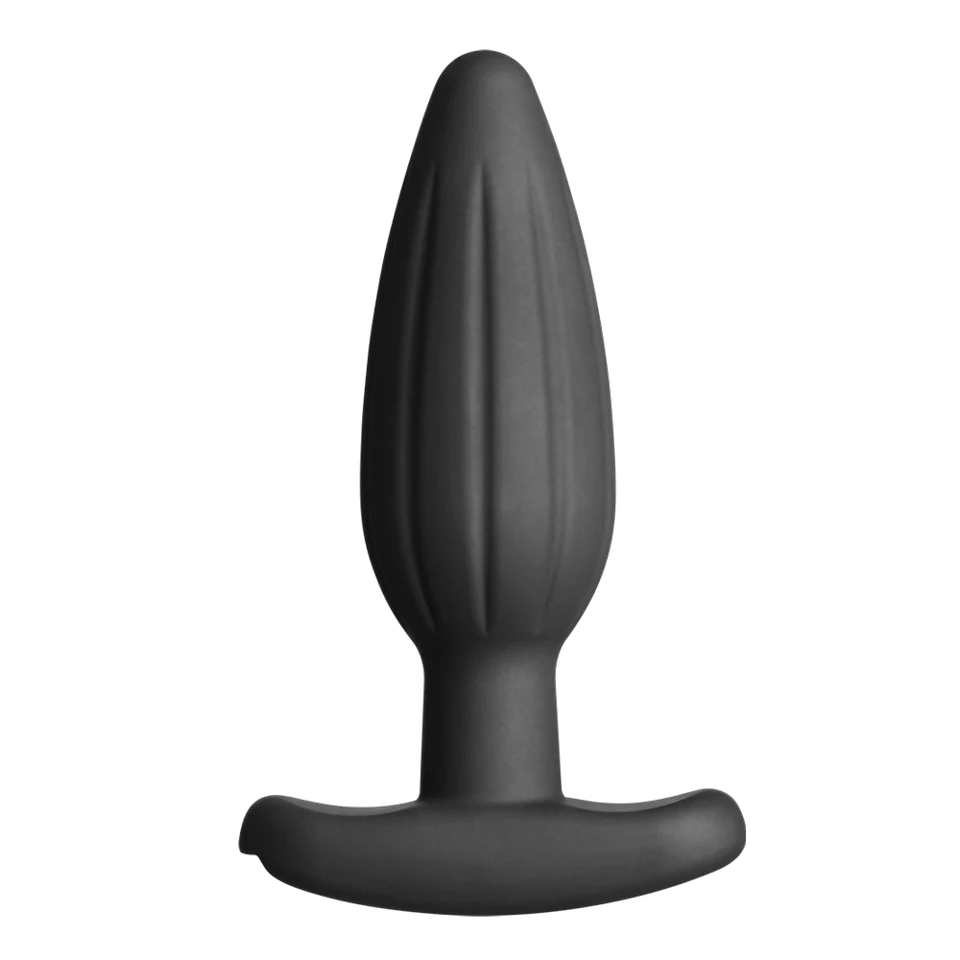 a black vibrating device on a black background