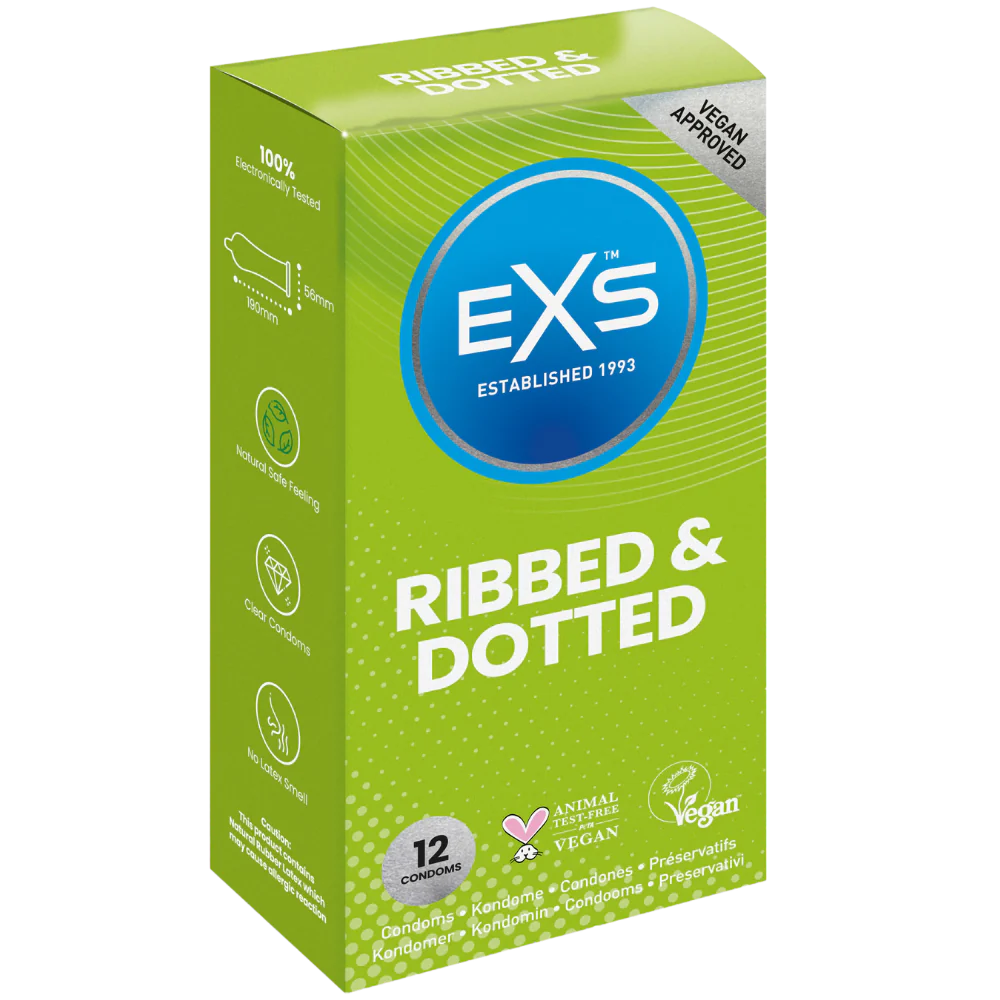 EXS Condoms Scandals Ribbed Dotted Single 