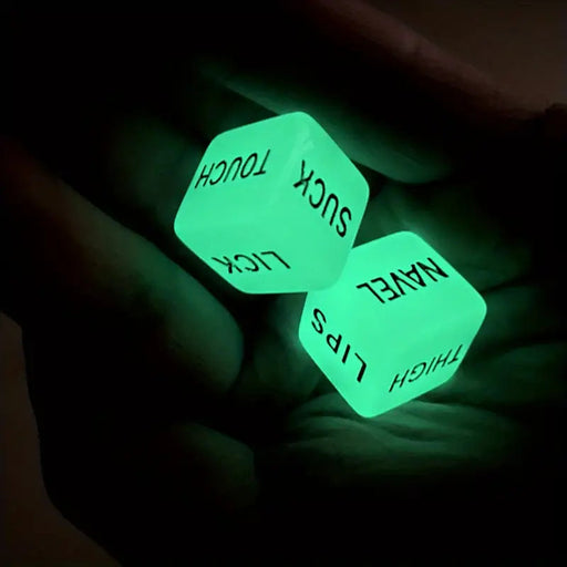 Glow in the dark Foreplay Dice Erotic Games Scandals 