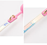 Thumbnail for a pink and white measuring tape with a pink handle
