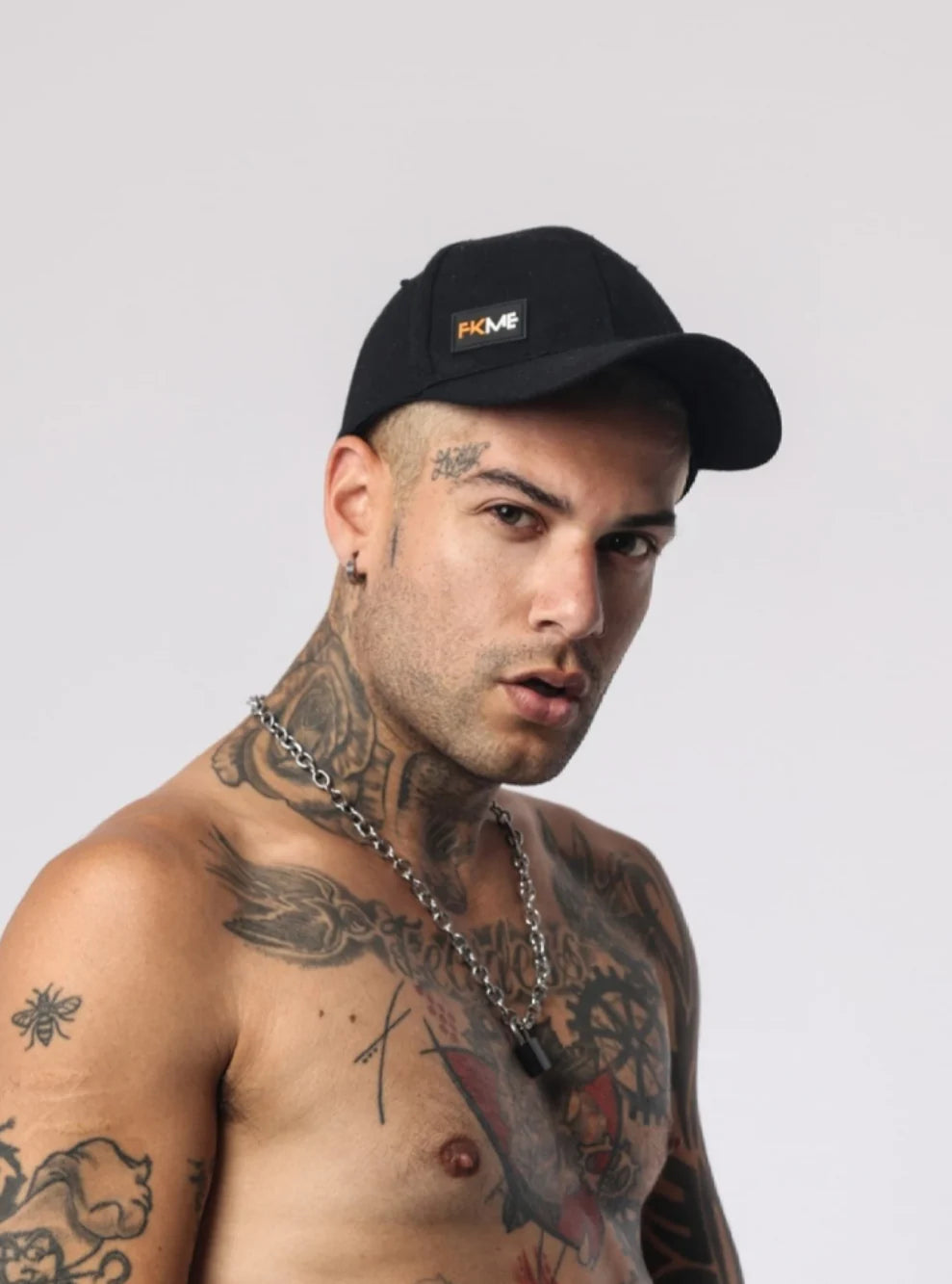 Elegant FKME Cap showcasing a subtle rubber logo, perfect for enhancing your FkMe collection.
