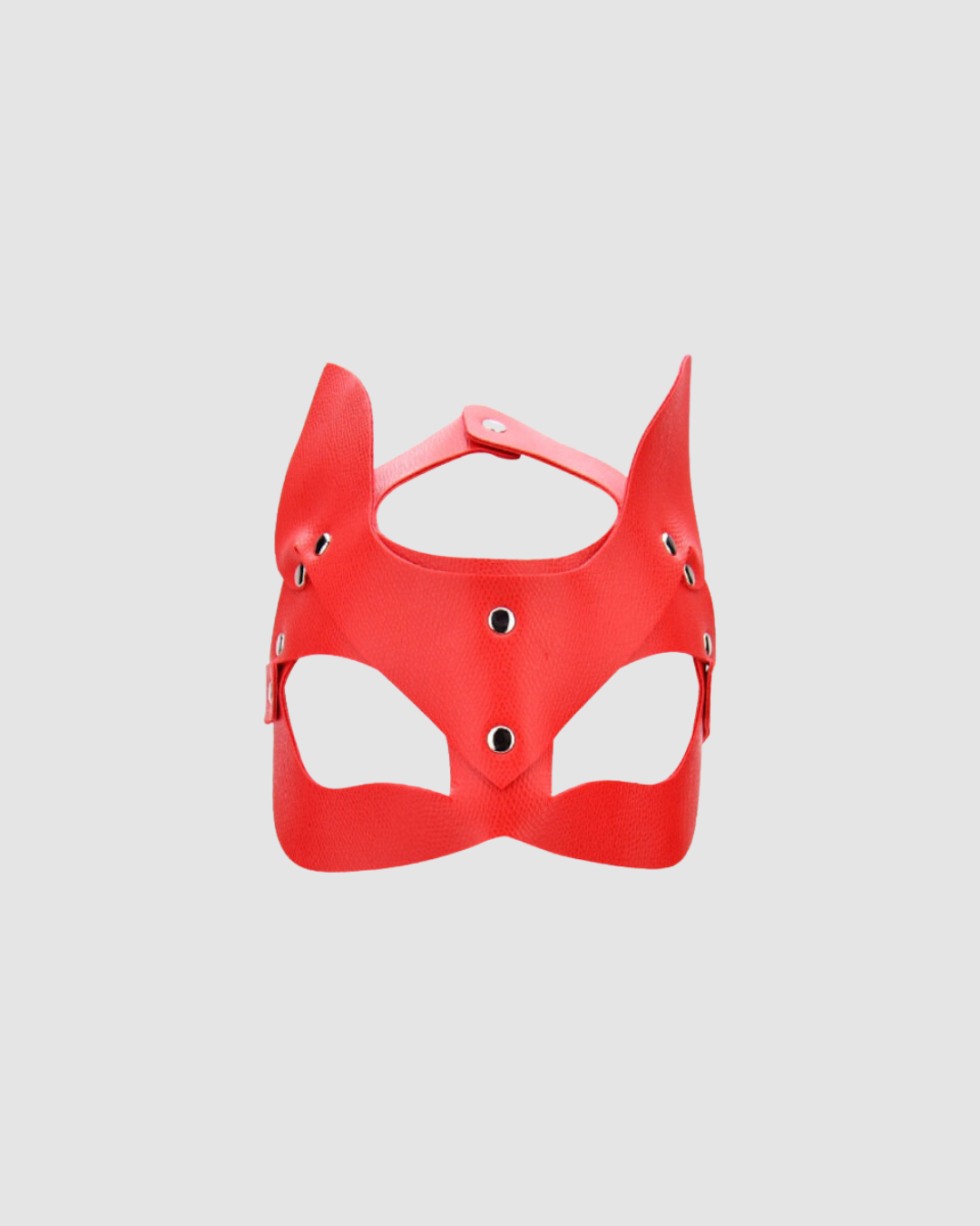 Bound to Play Kitty Cat Face Mask - Adjustable Fit, PU Leather, Multiple Colors