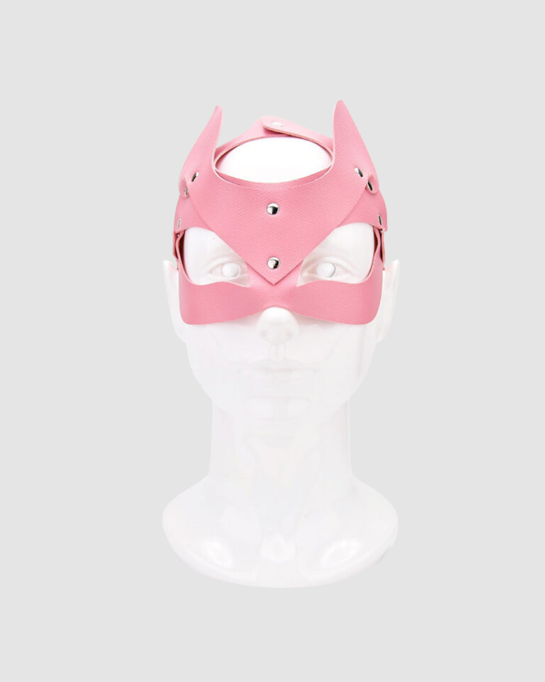 Bound to Play Kitty Cat Face Mask - Adjustable Fit, PU Leather, Multiple Colors