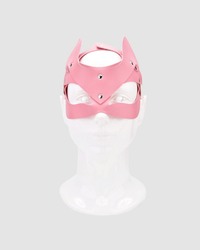 Bound to Play Kitty Cat Face Mask - Adjustable Fit, PU Leather, Multiple Colors