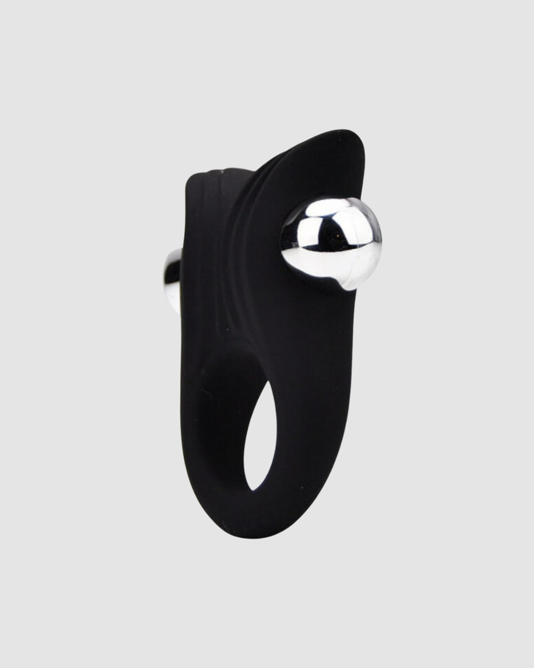 Vibrant close-up of the Loving Joy Vibrating Cock Ring highlighting its unique textured surface for enhanced stimulation.